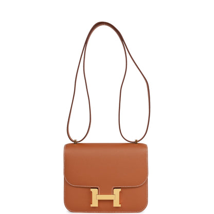 Hermes Constance 18 Gold Epsom Gold Hardware