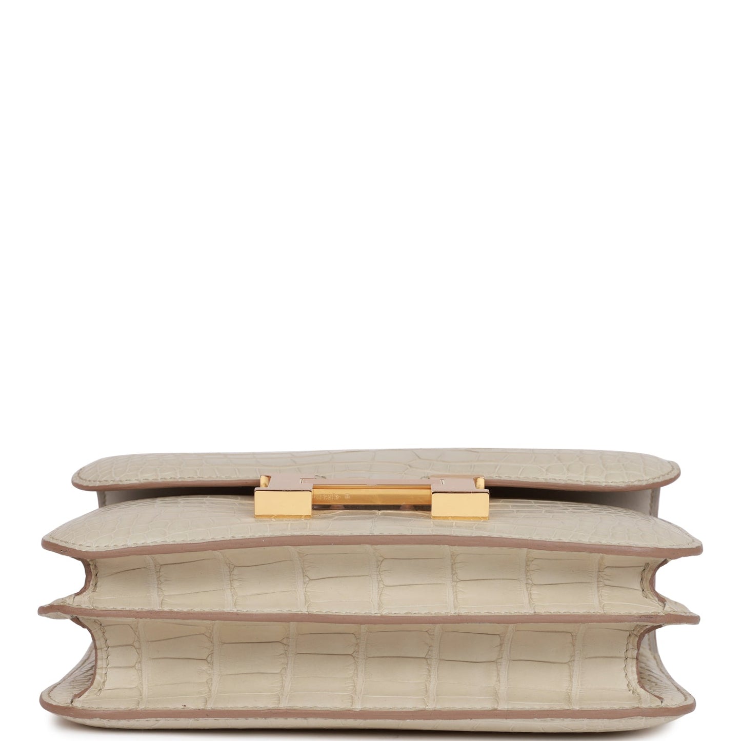 Hermes Constance 18 Beton Matte Alligator Gold Hardware