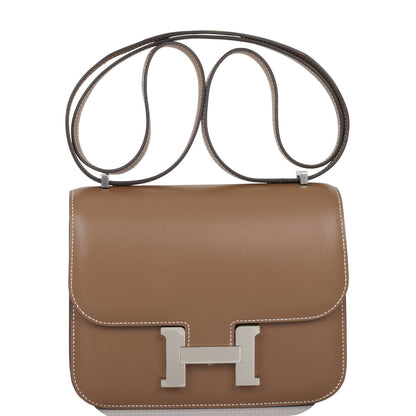 Hermes Constance 18 Etoupe Tadelakt Palladium Hardware