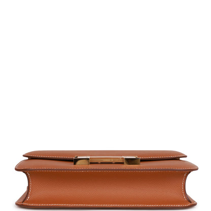 Hermes Constance 1-24 Gold Epsom Gold Hardware