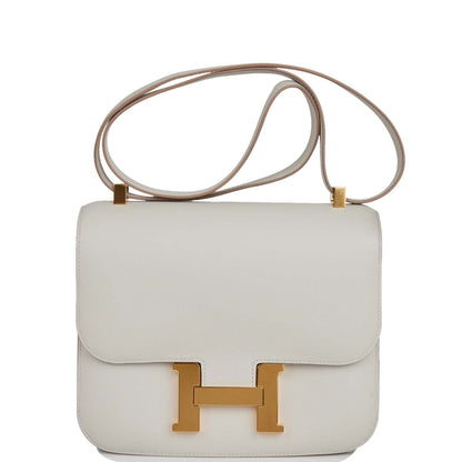 Hermes Constance 24 Gris Perle Evercolor Gold Hardware