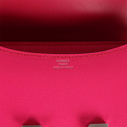 Hermes Constance 1-18 Rose Pop Chevre Chamkila Palladium Hardware
