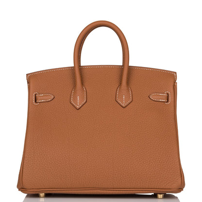 Hermes Birkin 25 Gold Togo Gold Hardware