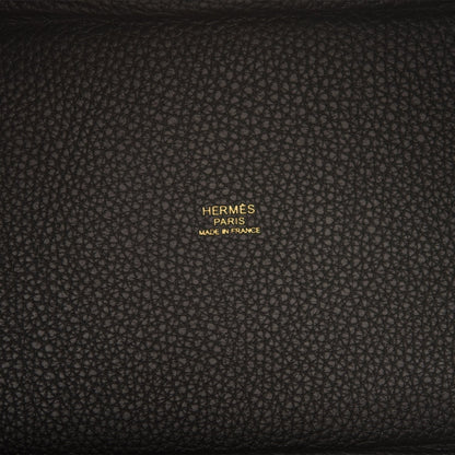 Hermes Black Clemence Picotin Lock 18cm Gold Hardware