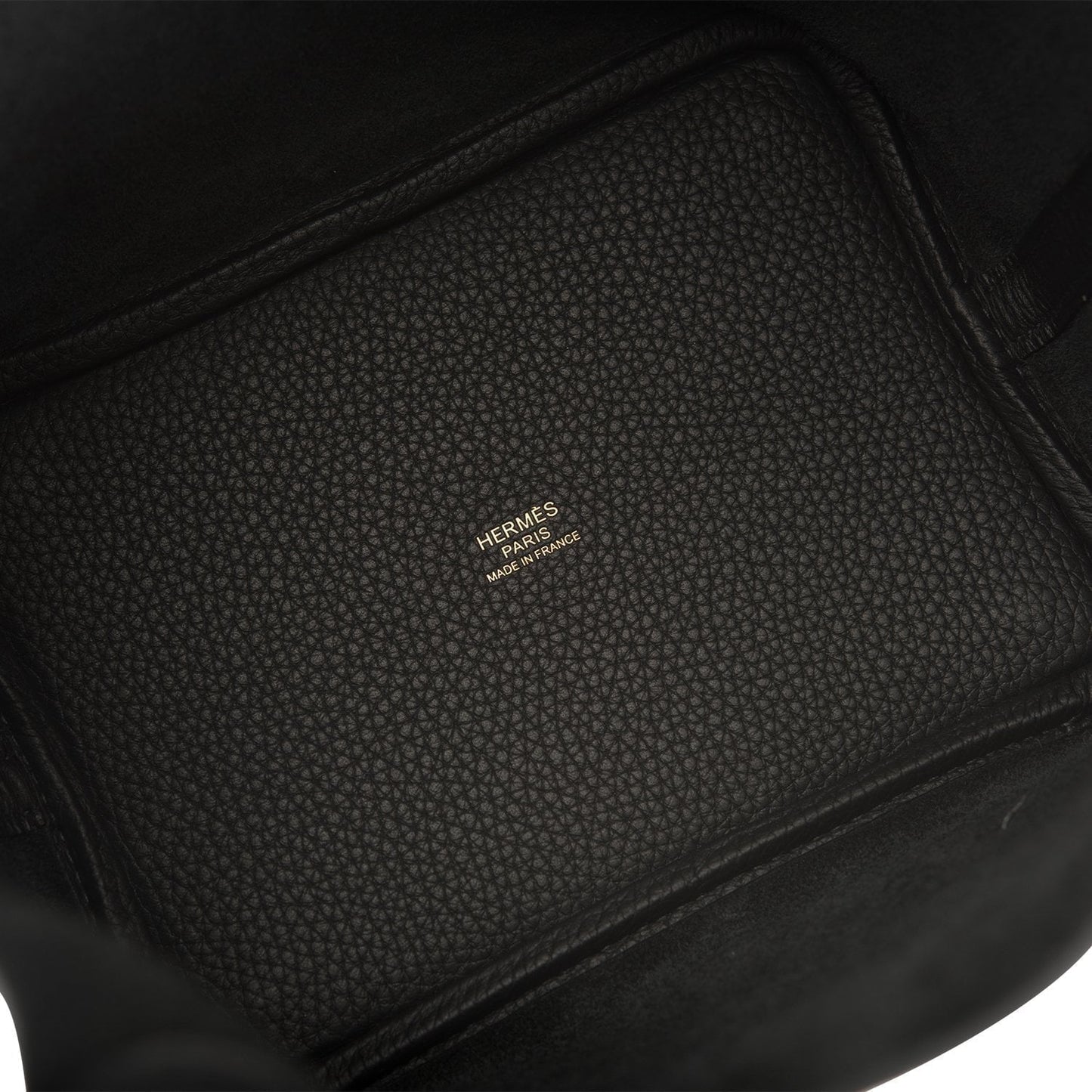 Hermes Black Clemence Picotin Lock 18cm Gold Hardware