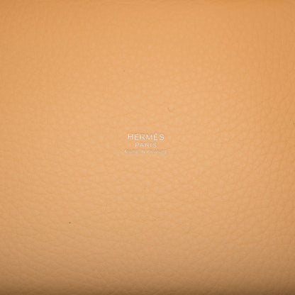 Hermes Nata Clemence Picotin Lock 18cm Palladium Hardware