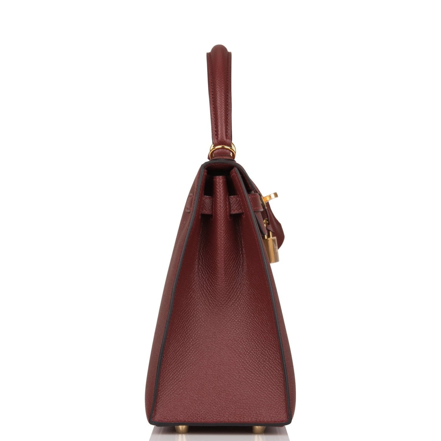 Hermes Kelly 25 Sellier Rouge H Epsom Gold Hardware