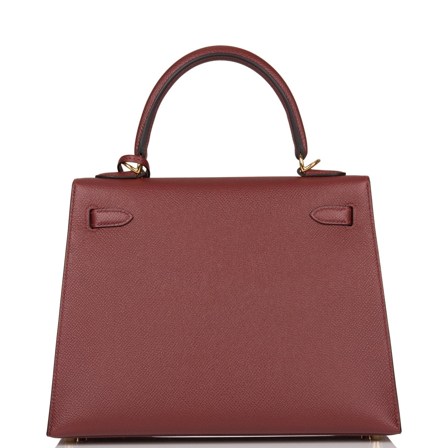 Hermes Kelly 25 Sellier Rouge H Epsom Gold Hardware