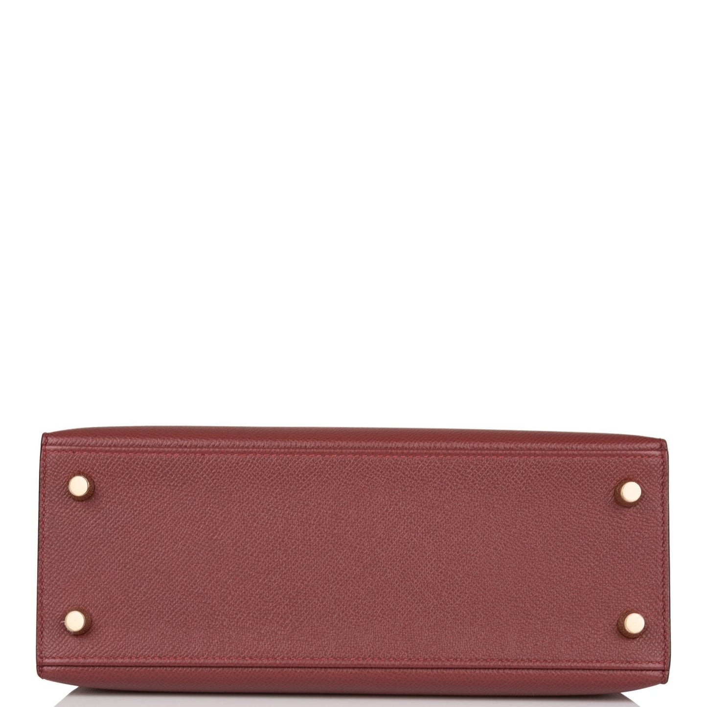 Hermes Kelly 25 Sellier Rouge H Epsom Gold Hardware