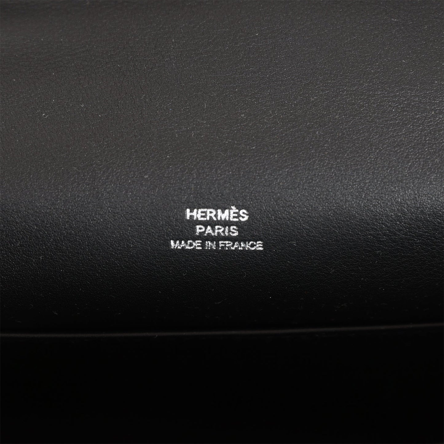 Hermes Kelly Pochette Black Swift Palladium Hardware