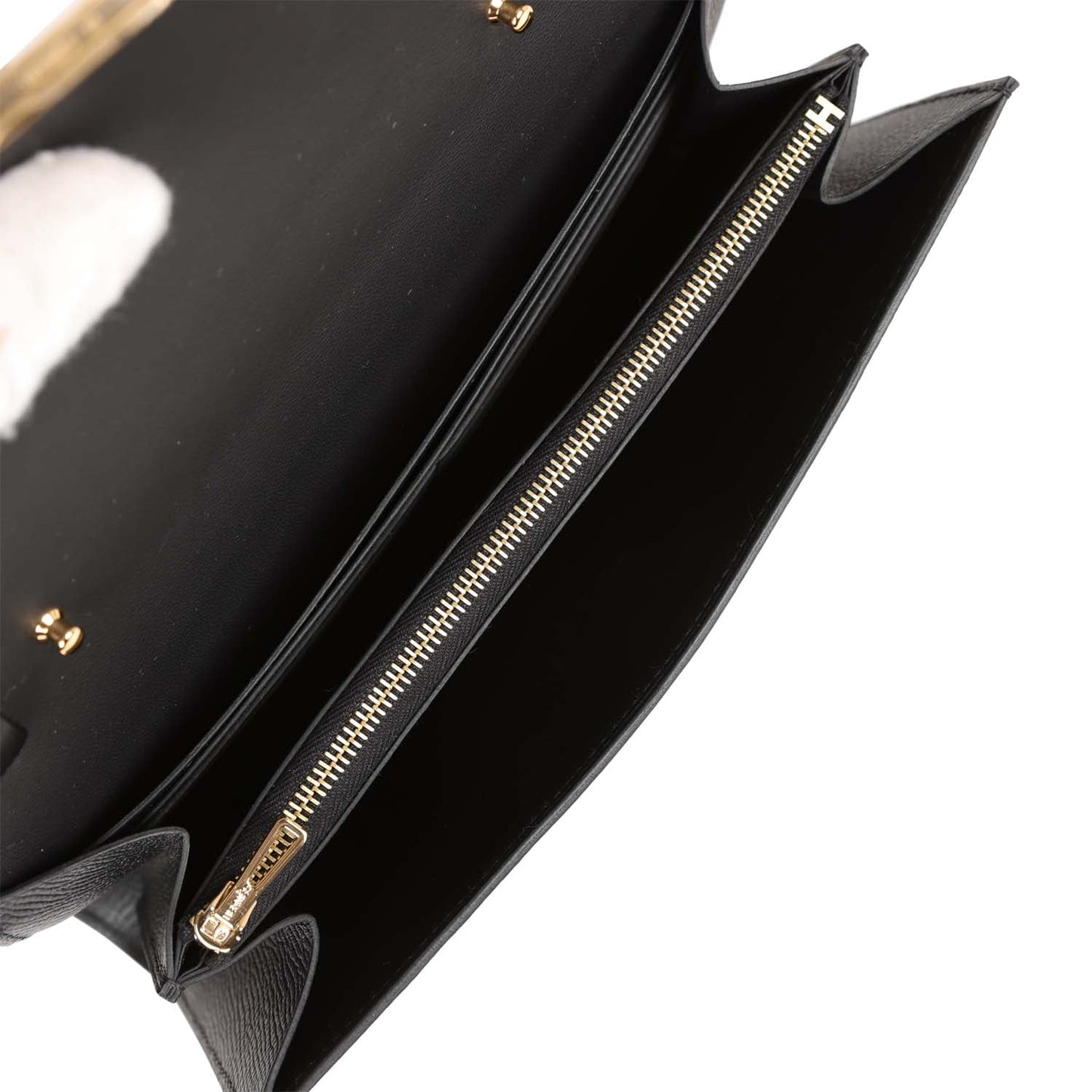 Hermes Constance Wallet To Go Black Epsom Gold Hardware