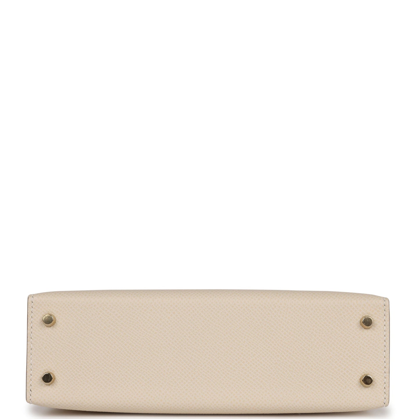 Hermes Kelly 20 Sellier Craie Verso Epsom Permabrass Hardware