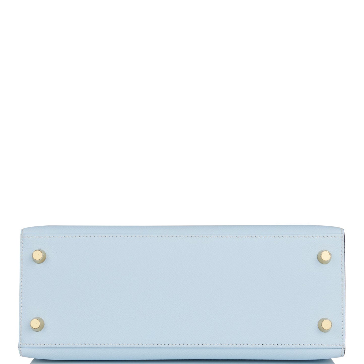 Hermes Kelly 25 Sellier Bleu Brume Epsom Gold Hardware