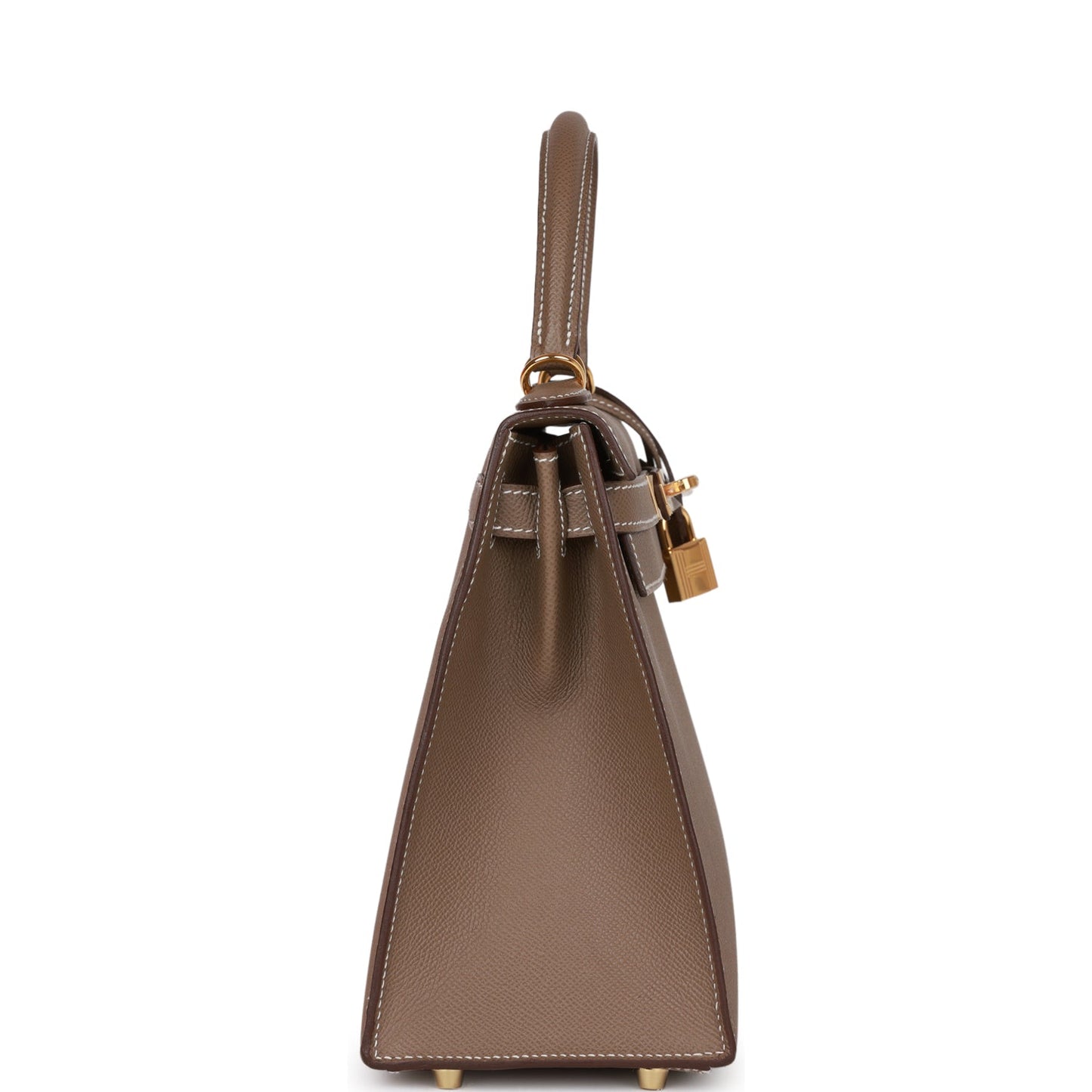 Hermes Kelly 28 Sellier Etoupe Epsom Gold Hardware