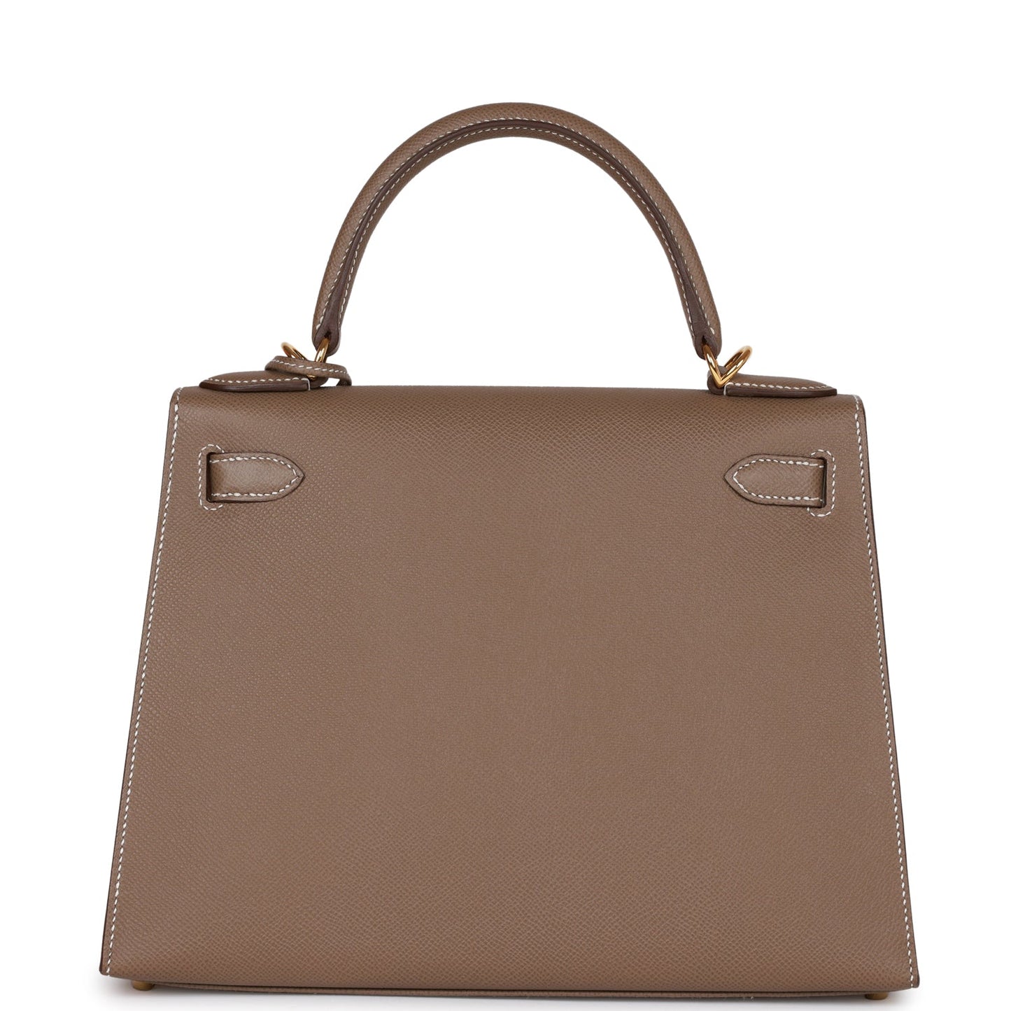Hermes Kelly 28 Sellier Etoupe Epsom Gold Hardware
