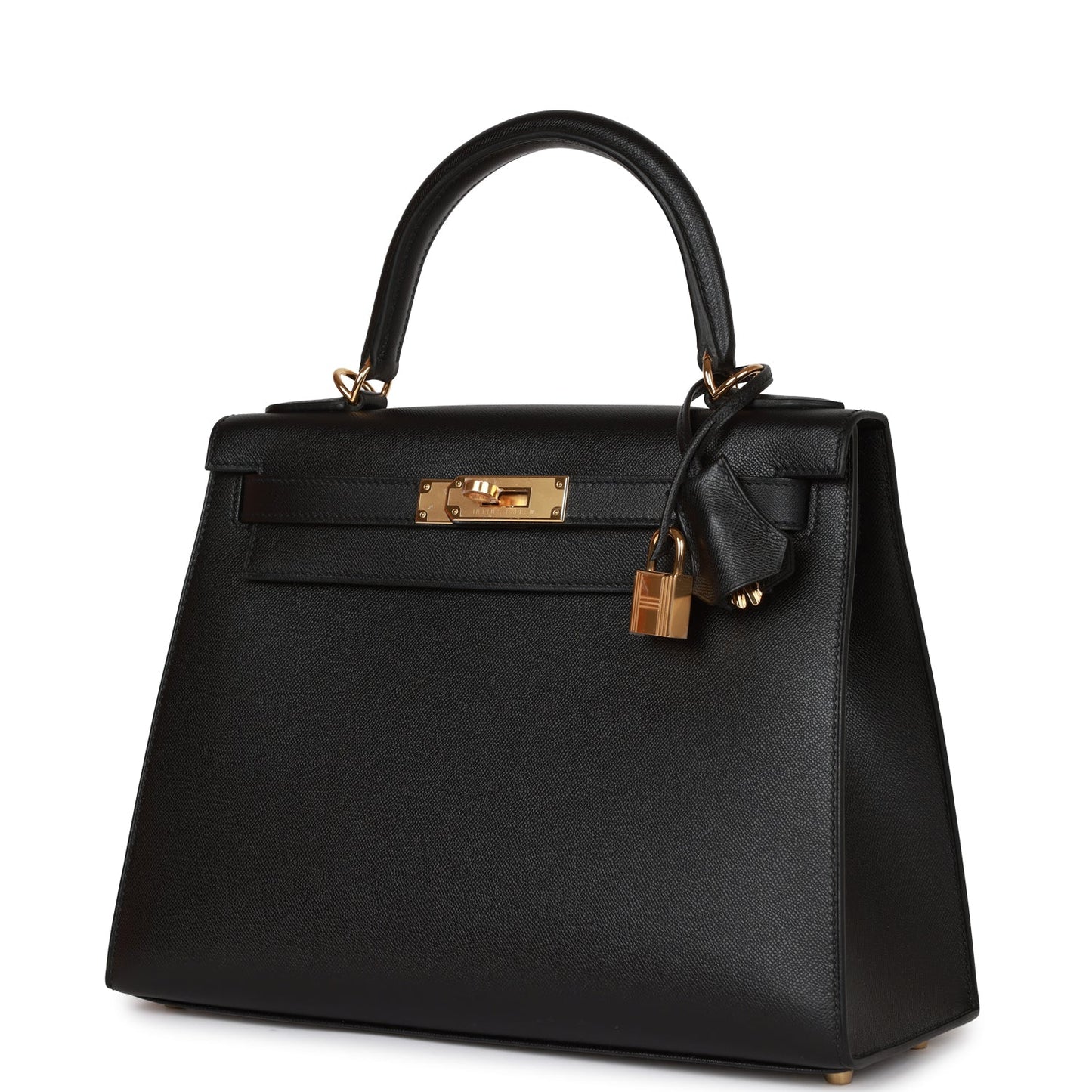 Hermes Kelly 28 Sellier Black Madame Gold Hardware