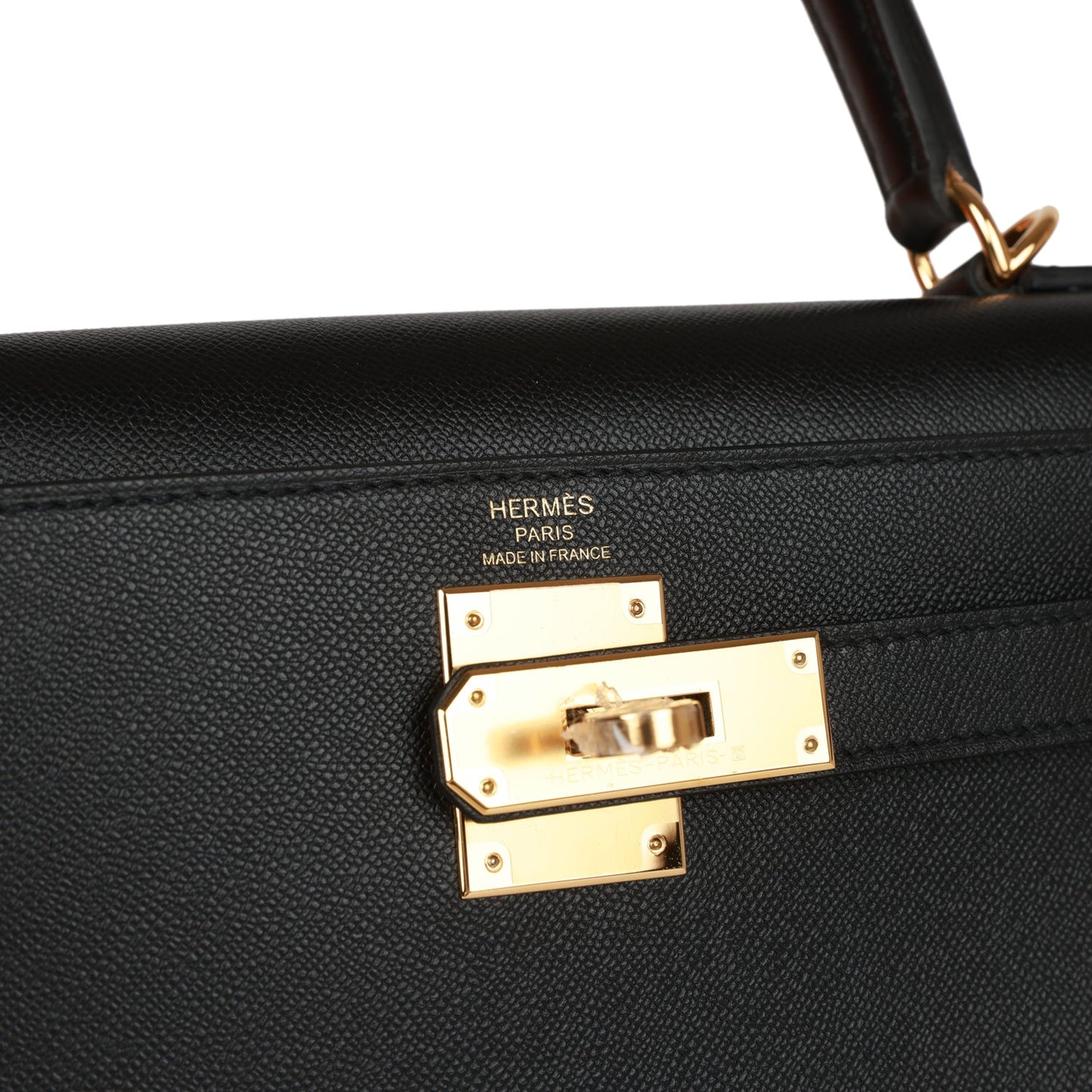 Hermes Kelly 28 Sellier Black Madame Gold Hardware