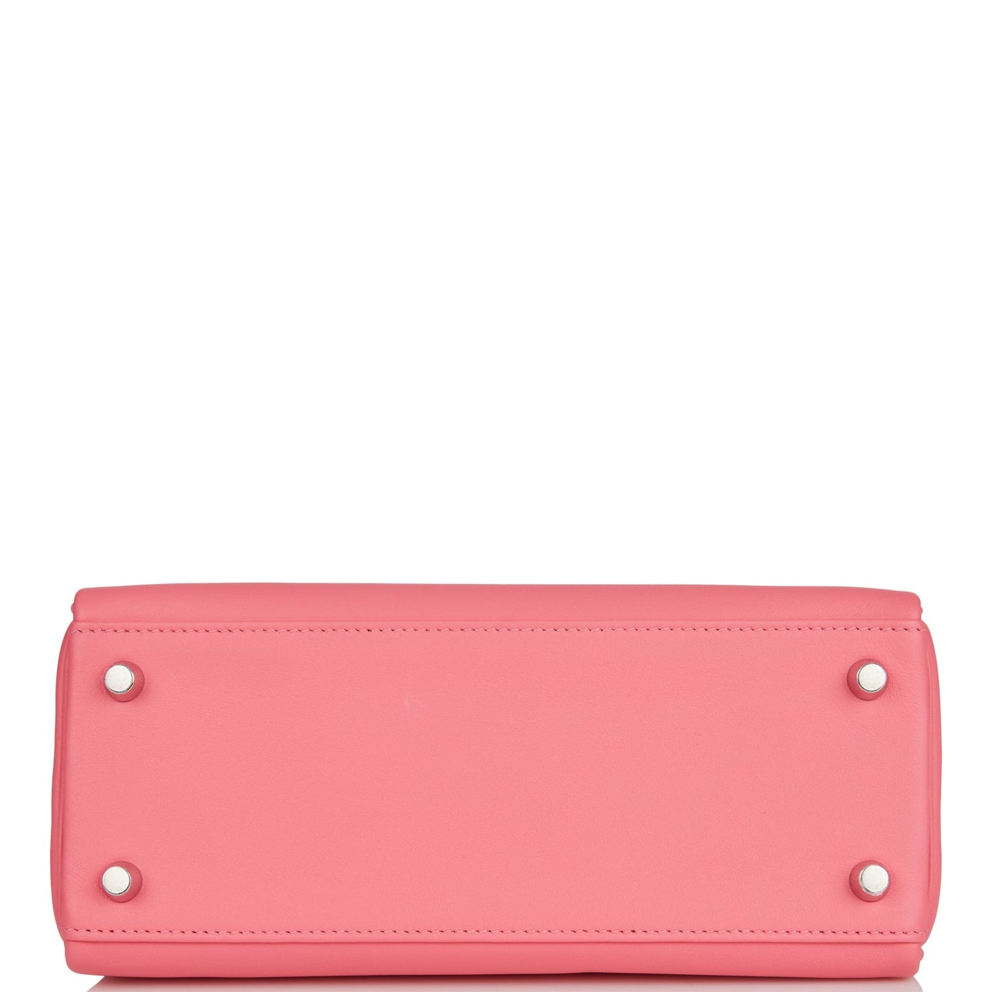 Hermes Kelly 25 Retourne Rose Azalee Swift Palladium Hardware
