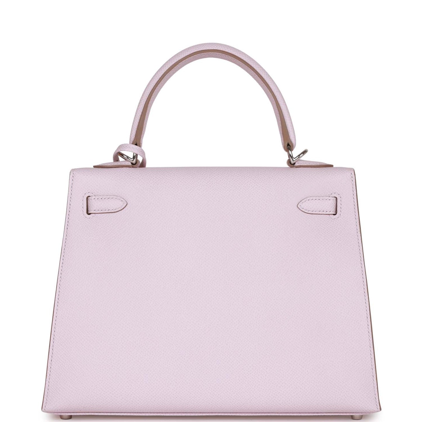 Hermes Kelly 25 Sellier Mauve Pale Epsom Palladium Hardware