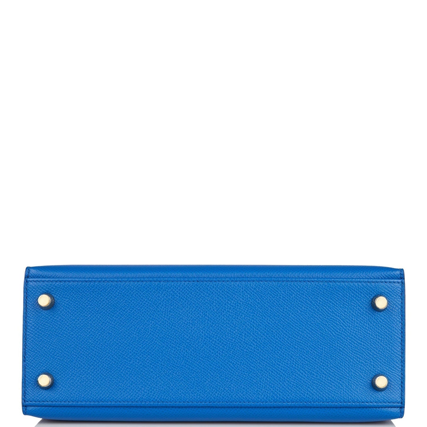 Hermes Kelly 25 Sellier Bleu France Epsom Gold Hardware