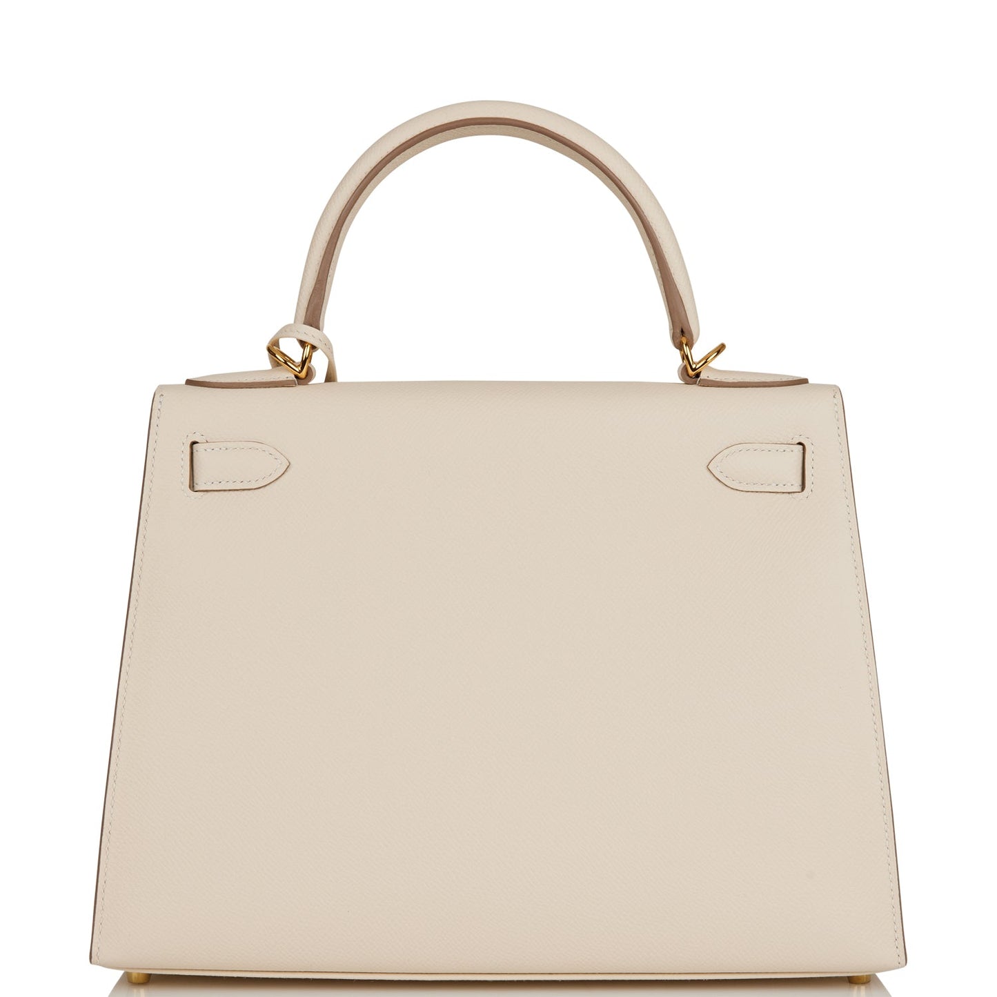 Hermes Kelly 28 Sellier Craie Epsom Gold Hardware