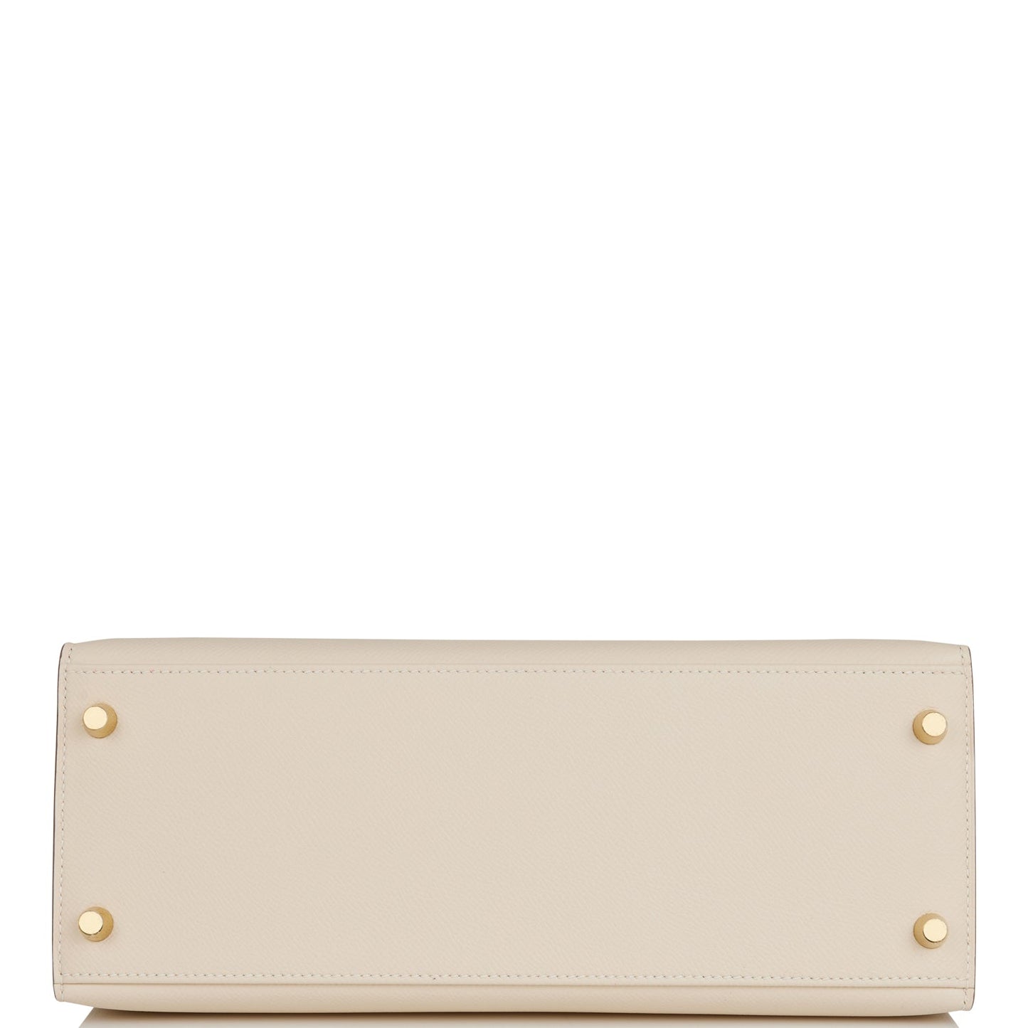 Hermes Kelly 28 Sellier Craie Epsom Gold Hardware