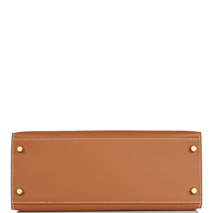 Hermes Kelly 28 Sellier Gold Madame Gold Hardware