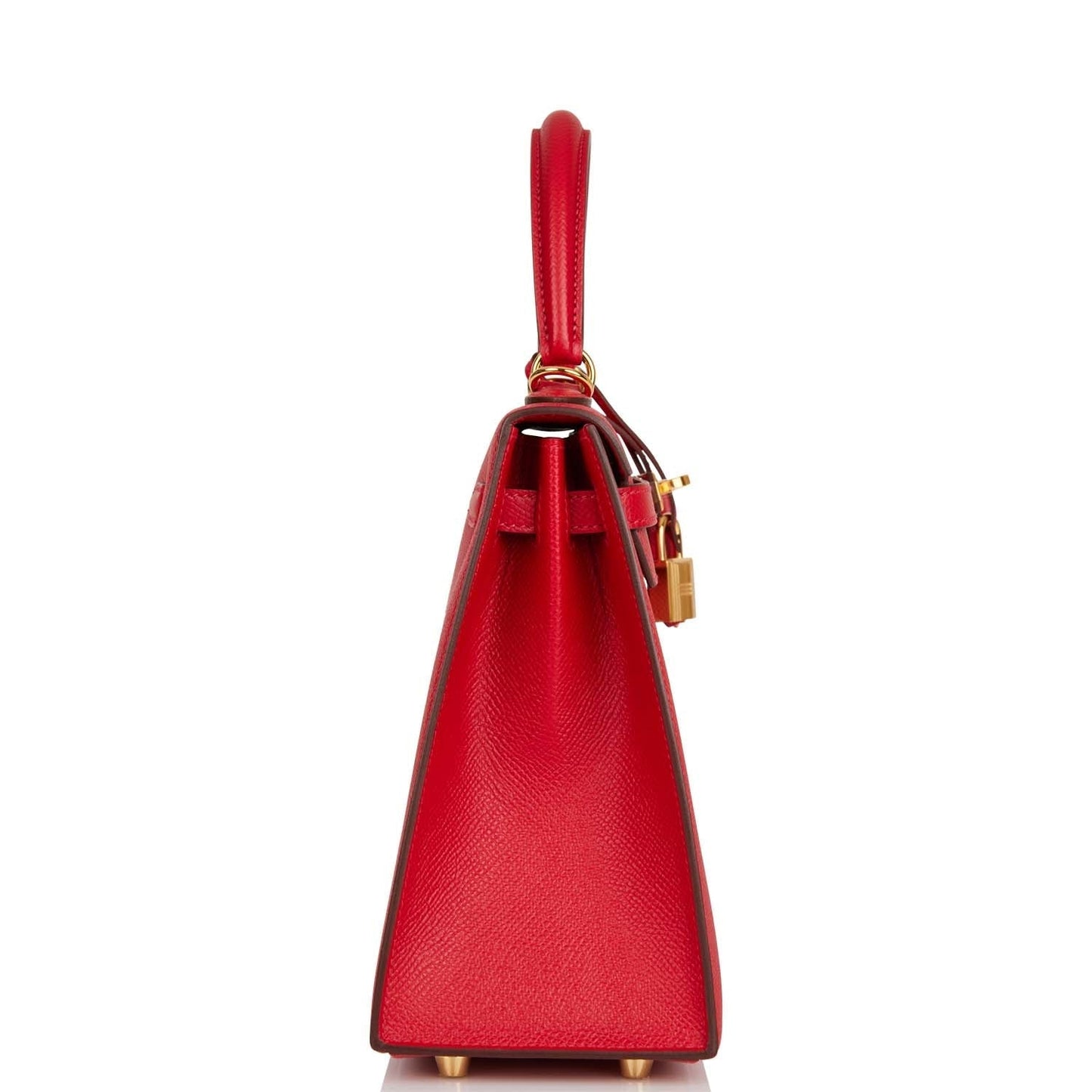Hermes Kelly 25 Sellier Rouge Casaque Epsom Gold Hardware