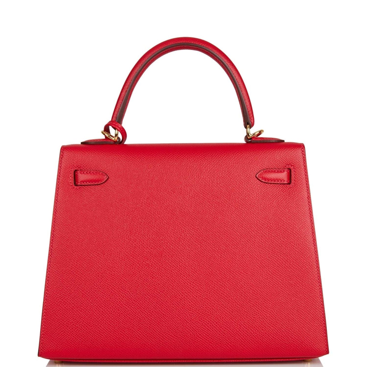 Hermes Kelly 25 Sellier Rouge Casaque Epsom Gold Hardware