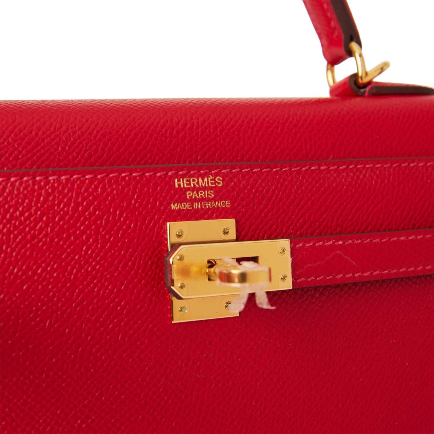 Hermes Kelly 25 Sellier Rouge Casaque Epsom Gold Hardware
