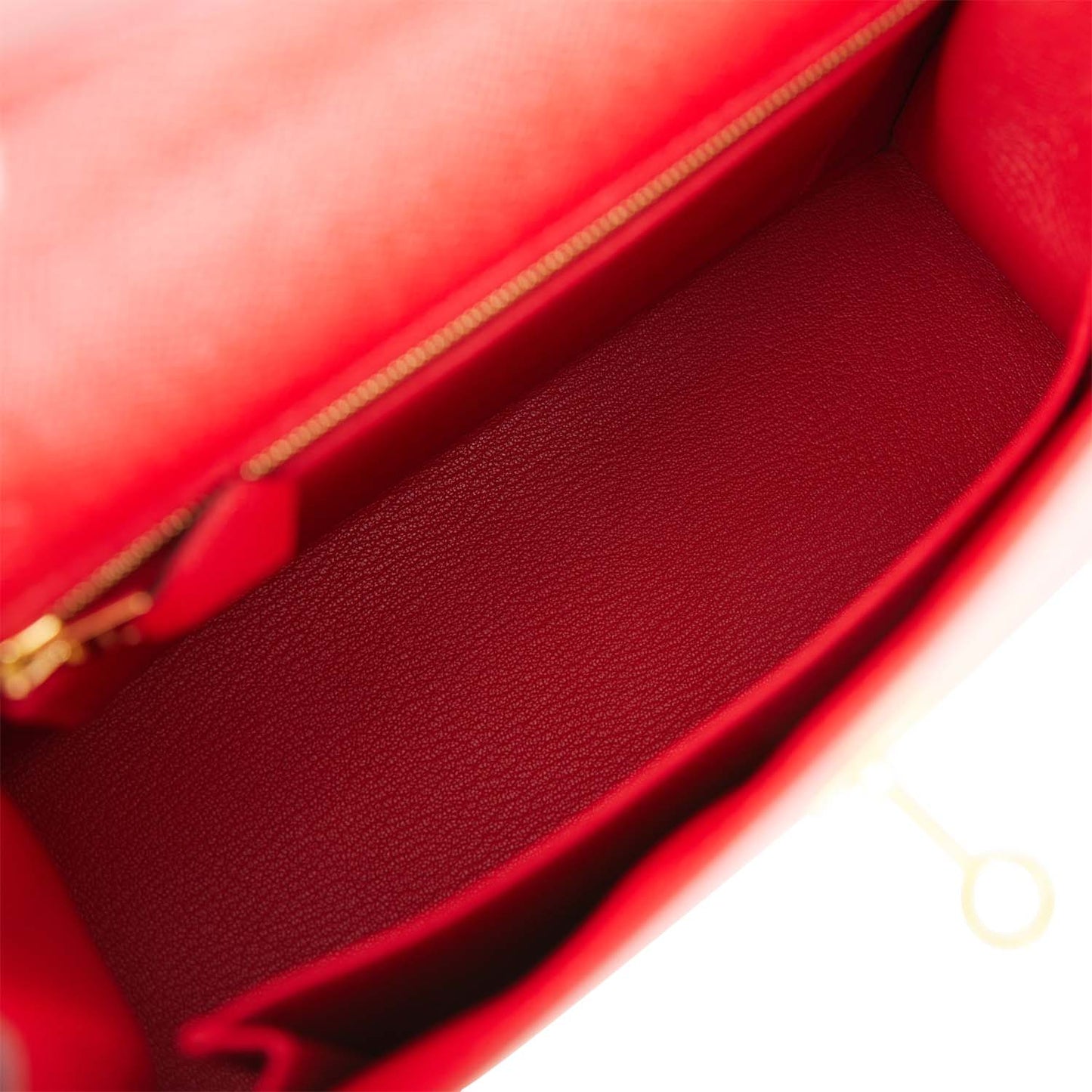 Hermes Kelly 25 Sellier Rouge Casaque Epsom Gold Hardware
