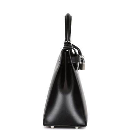 Hermes Kelly 28 Sellier Black Box Palladium Hardware