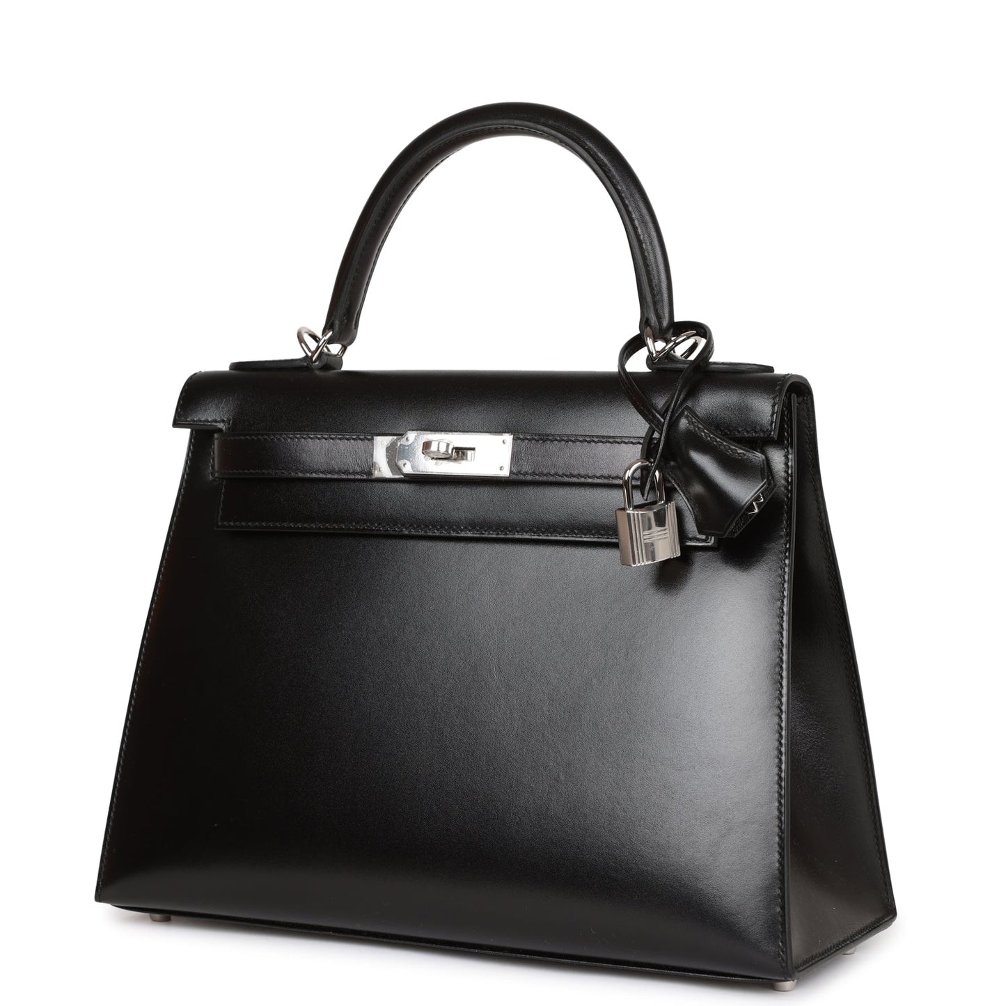 Hermes Kelly 28 Sellier Black Box Palladium Hardware