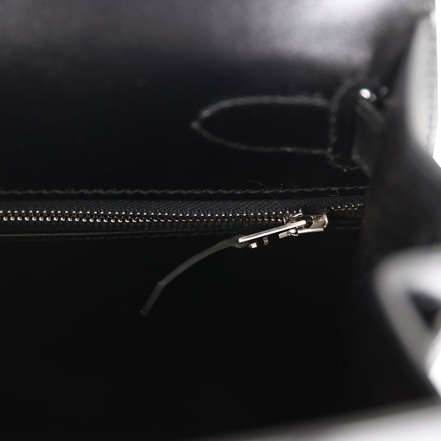 Hermes Kelly 28 Sellier Black Box Palladium Hardware