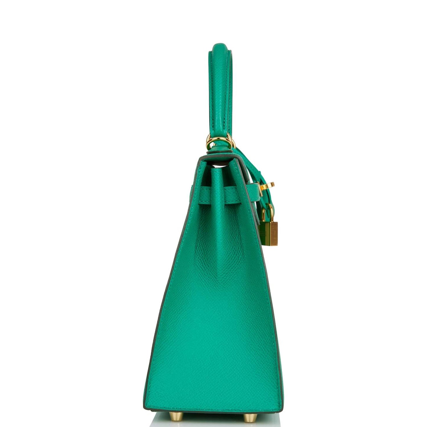 Hermes Kelly 25 Sellier Vert Jade Epsom Gold Hardware