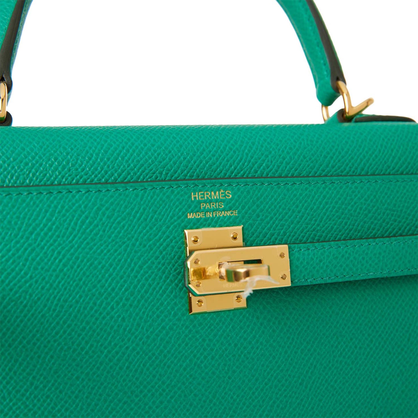 Hermes Kelly 25 Sellier Vert Jade Epsom Gold Hardware