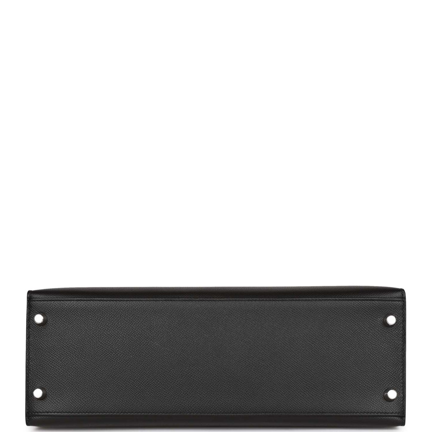 Hermes Kelly 32 Sellier Black Epsom Palladium Hardware