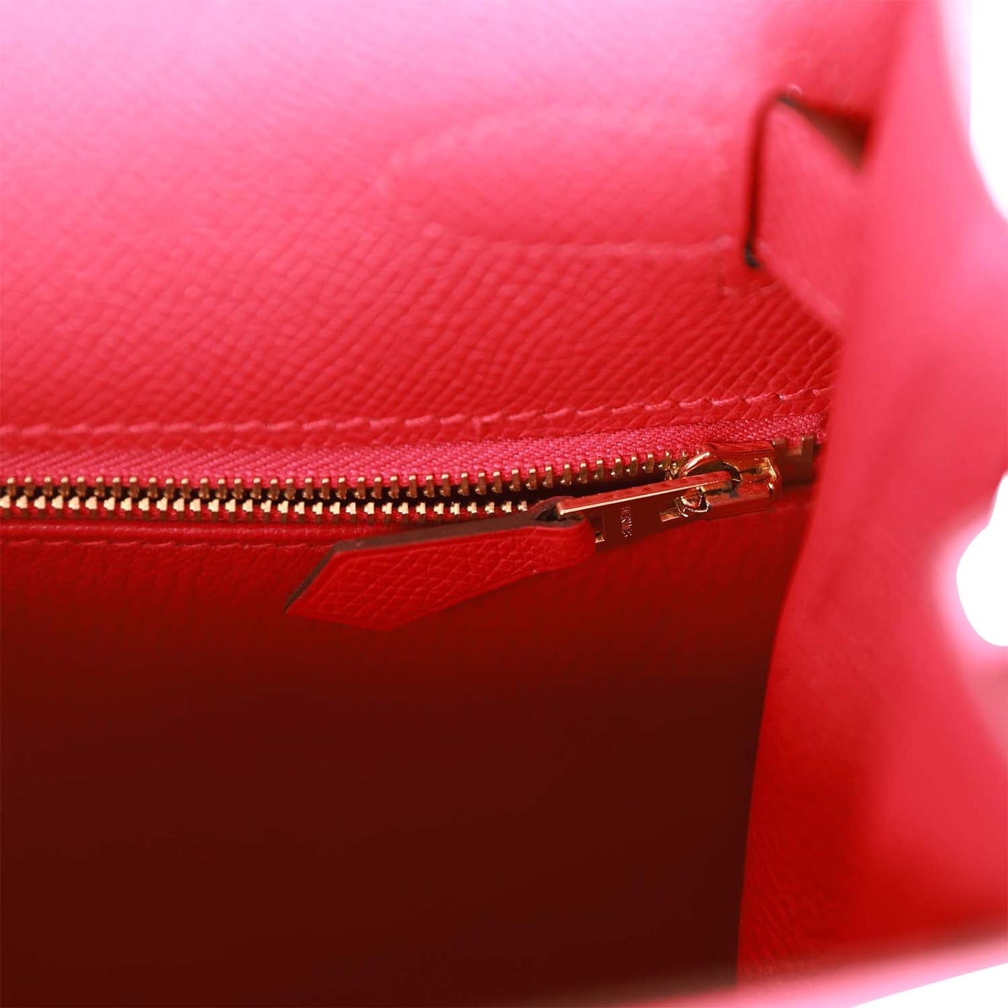 Hermes Kelly 28 Sellier Rose Extreme Epsom Gold Hardware