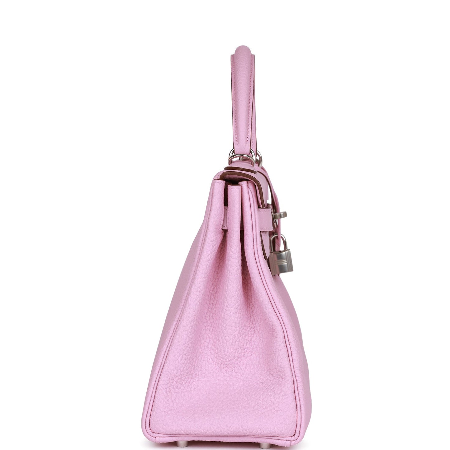 Hermes Kelly 28 Retourne Mauve Sylvestre Clemence Palladium Hardware