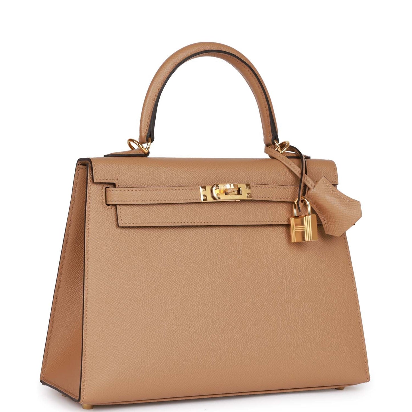 Hermes Kelly 25 Sellier Chai Epsom Gold Hardware