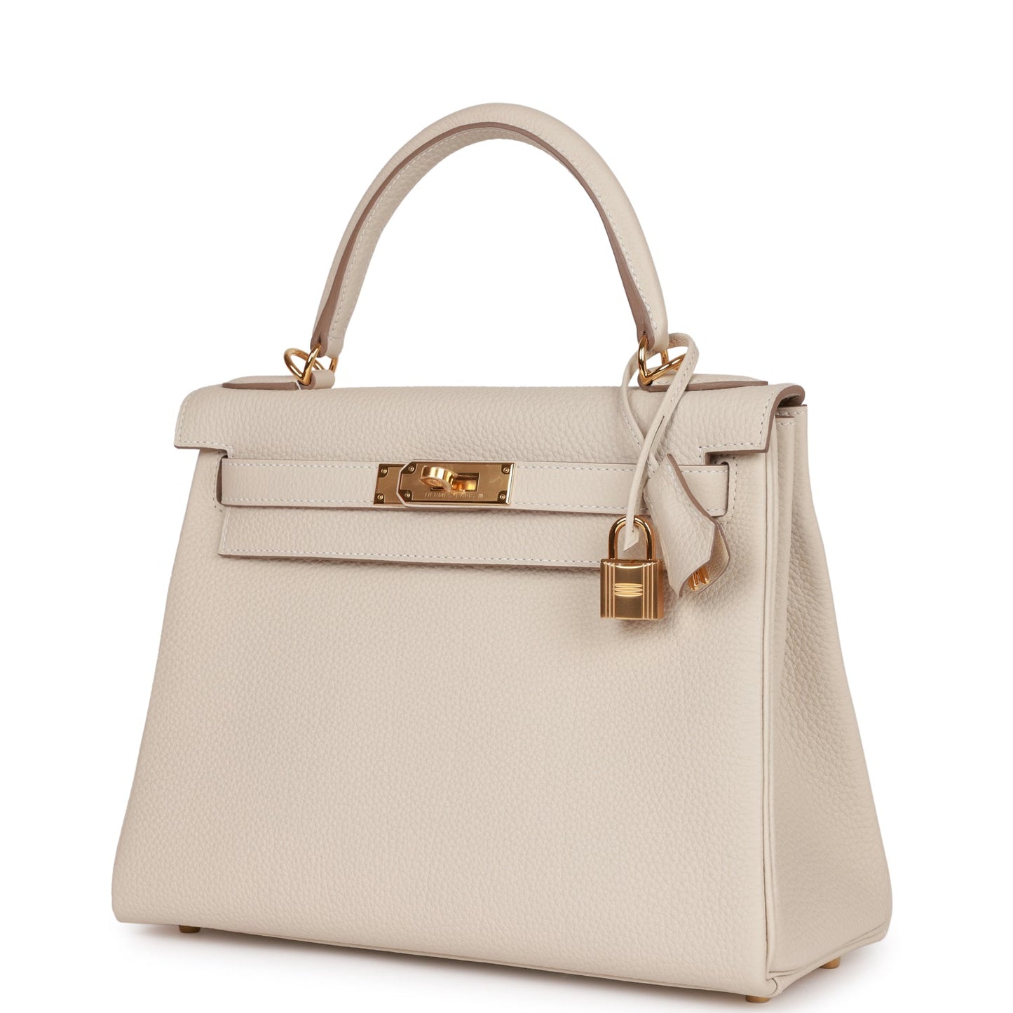 Hermes Kelly 28 Retourne Craie Togo Gold Hardware
