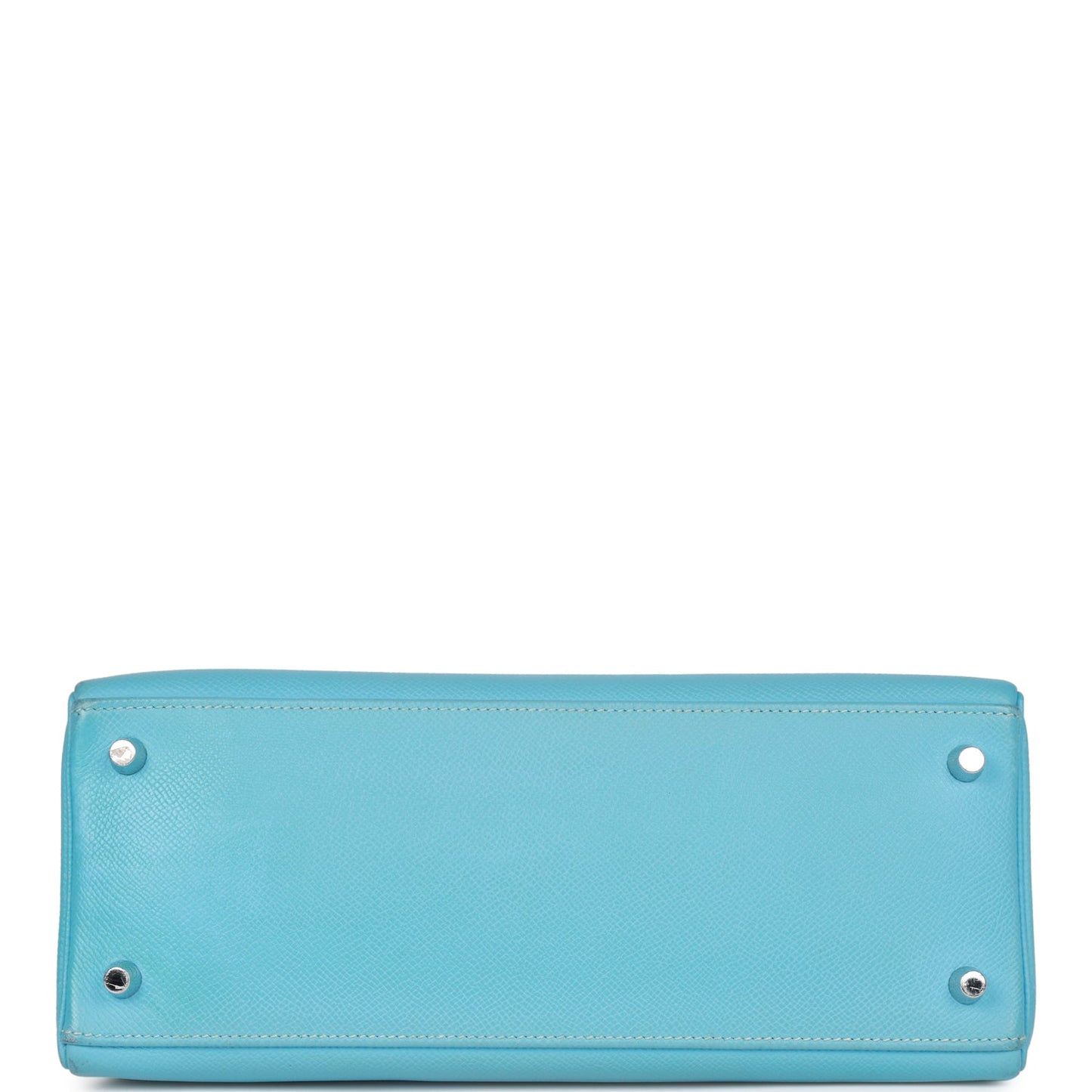 Hermes Kelly 28 Retourne Celeste Candy Epsom Palladium Hardware