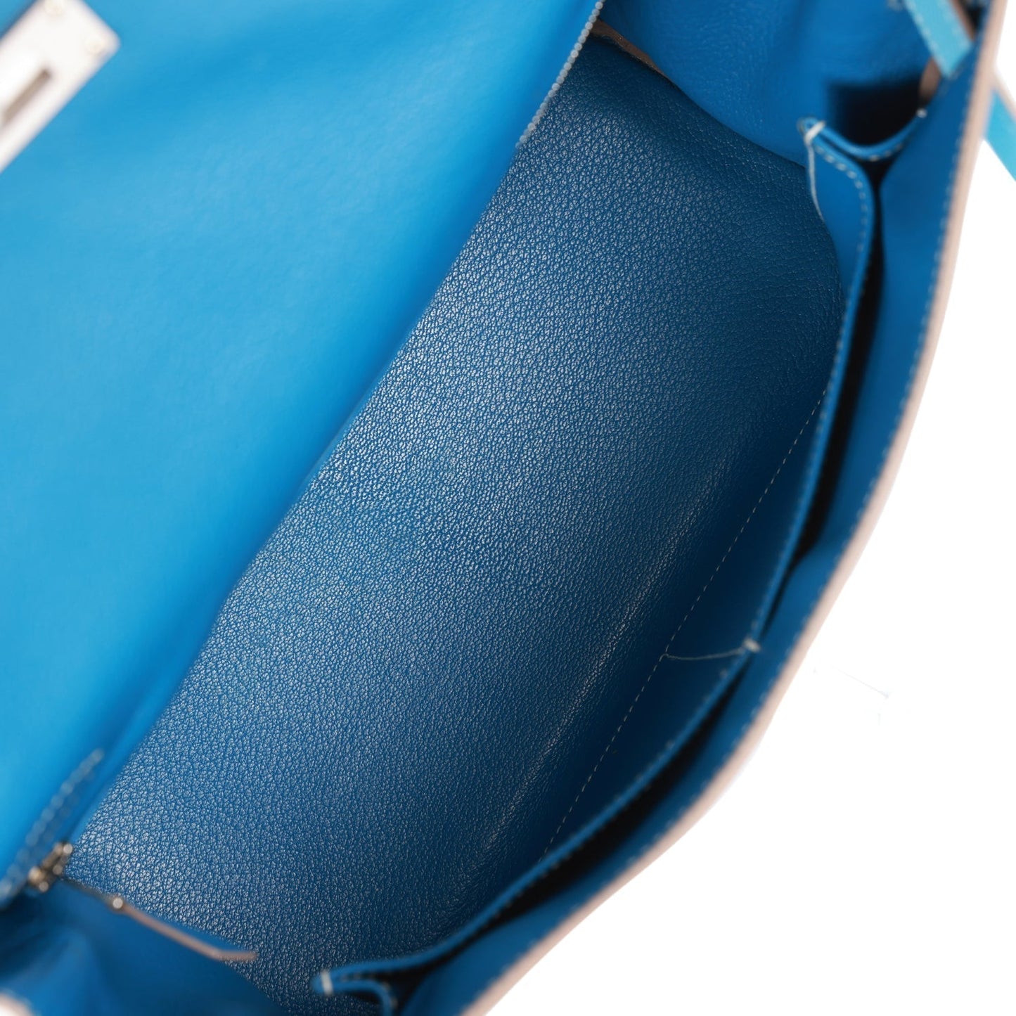 Hermes Kelly 28 Retourne Celeste Candy Epsom Palladium Hardware