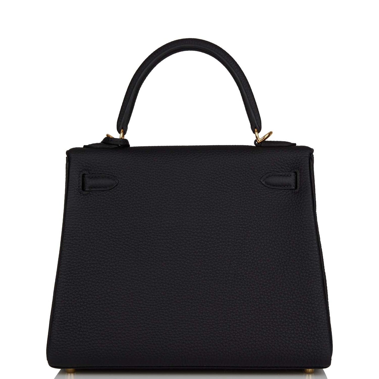 Hermes Kelly 25 Retourne Black Togo Gold Hardware