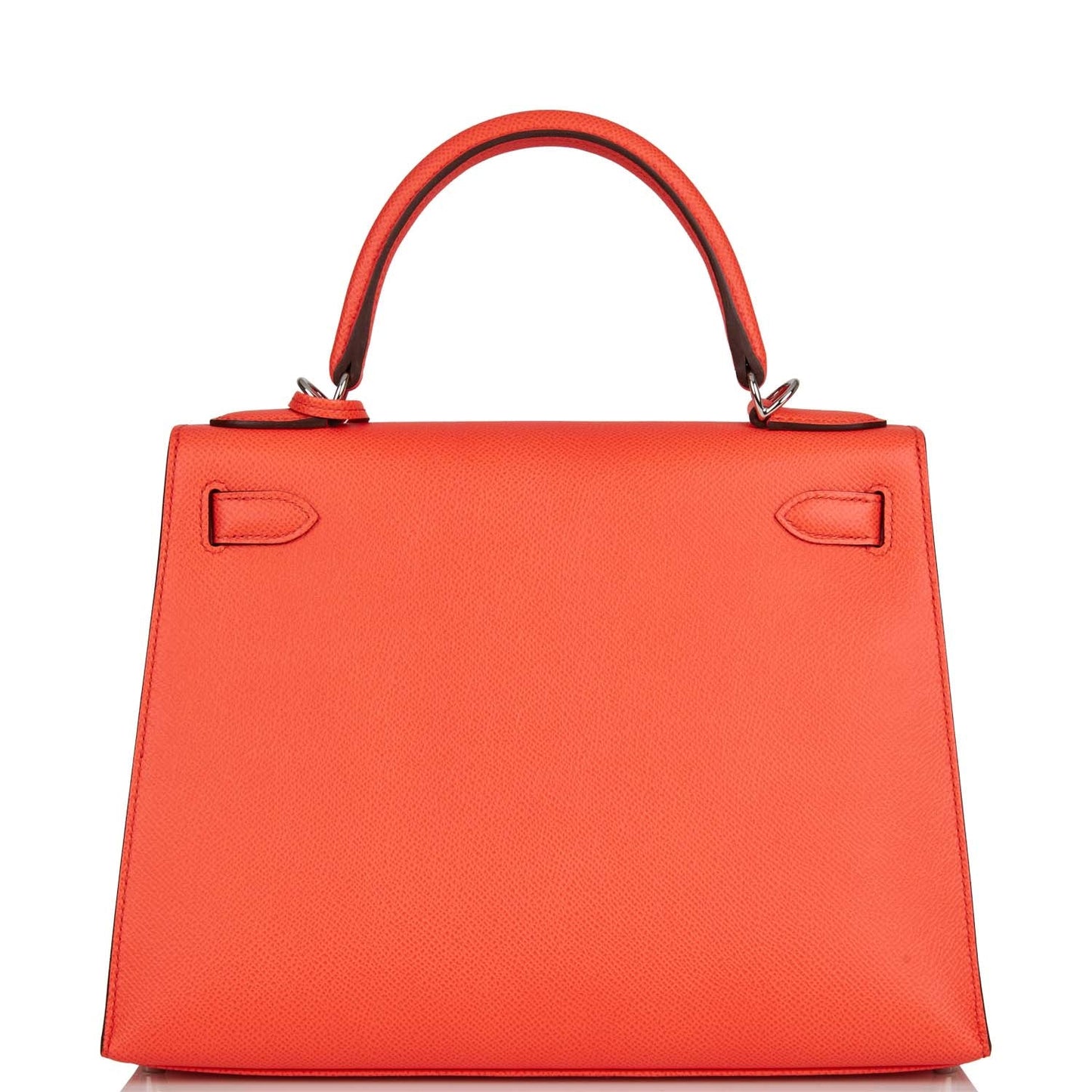 Hermes Kelly 28 Sellier Rose Texas Epsom Palladium Hardware