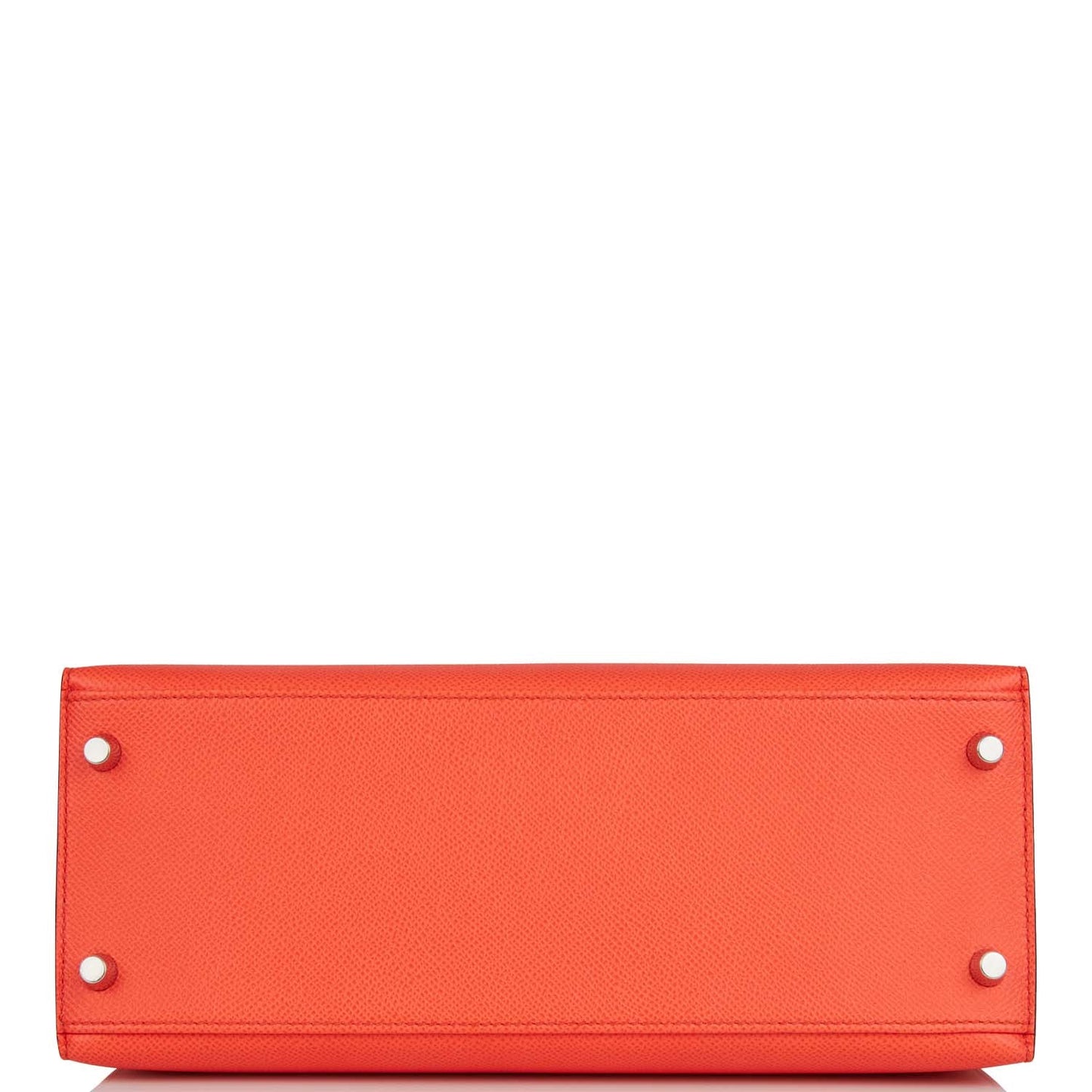 Hermes Kelly 28 Sellier Rose Texas Epsom Palladium Hardware