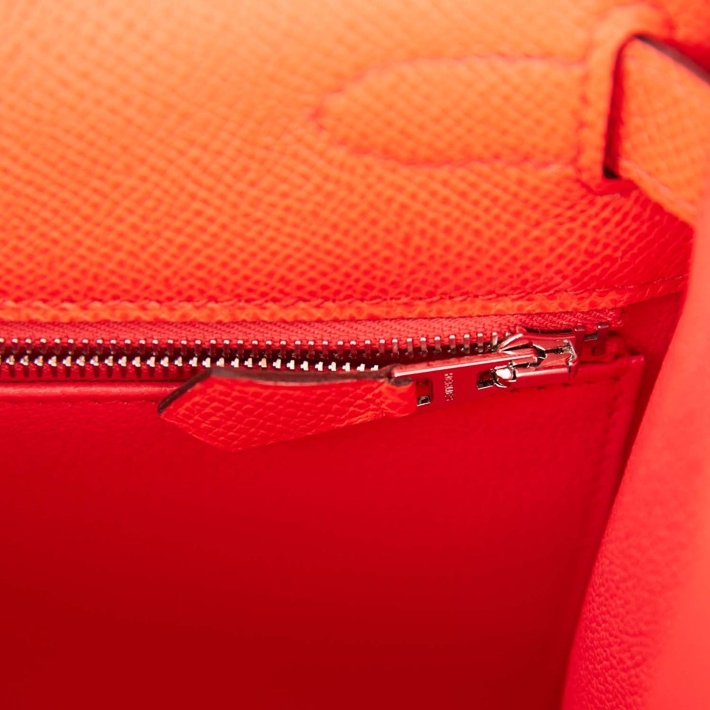 Hermes Kelly 28 Sellier Rose Texas Epsom Palladium Hardware