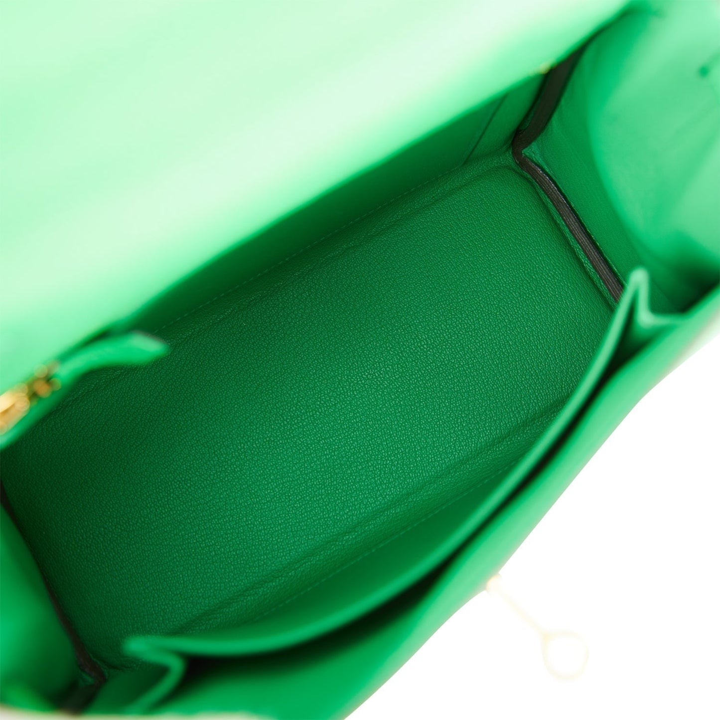 Hermes Kelly 25 Retourne Bambou Togo Gold Hardware