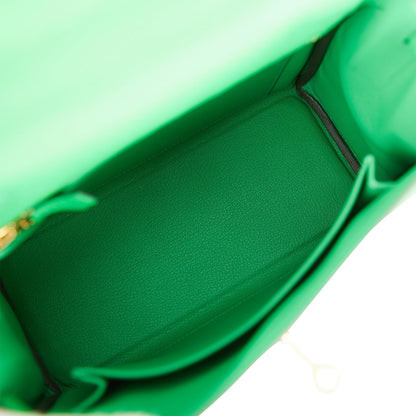 Hermes Kelly 25 Retourne Bambou Togo Gold Hardware