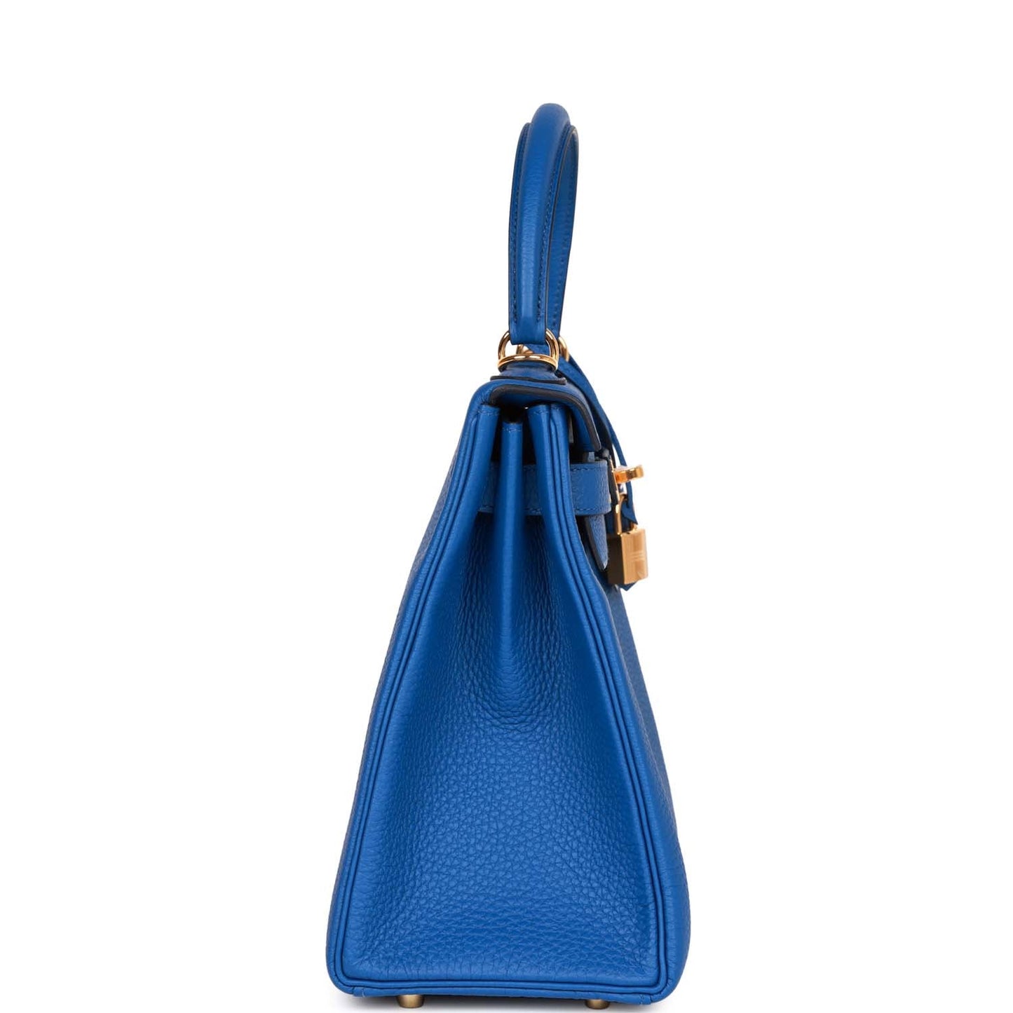 Hermes Kelly 28 Retourne Bleu France Togo Gold Hardware